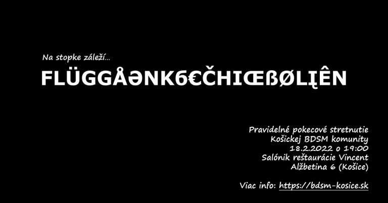 Februárové stretnutie (18.2.2022)